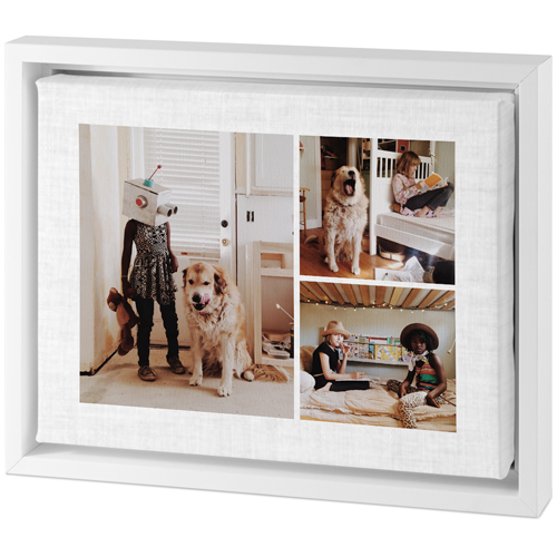 Gallery of Three Tabletop Framed Canvas Print, 8x10, White, Tabletop Framed Canvas Prints, Multicolor