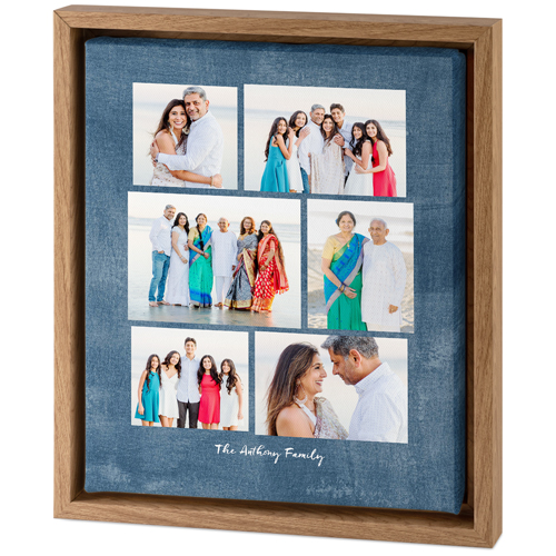Gallery of Six Portrait Tabletop Framed Canvas Print, 8x10, Natural, Tabletop Framed Canvas Prints, Multicolor
