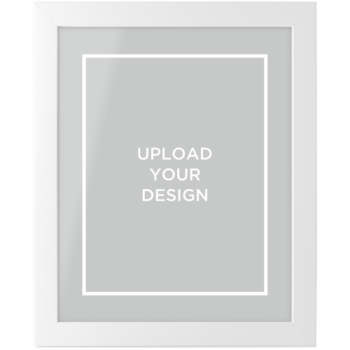 Upload Your Own Design Portrait Tabletop Framed Prints, White, None, 8x10, Multicolor