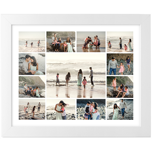 Gallery of Thirteen Tabletop Framed Prints, White, None, 8x10, Multicolor
