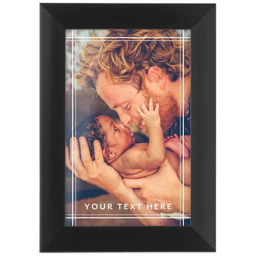 Intersecting Ways Tabletop Framed Prints, Black, None, 4x6, White, white