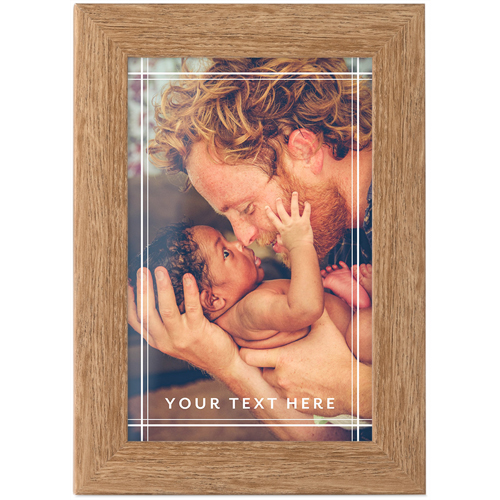 Intersecting Ways Tabletop Framed Prints, Natural, None, 4x6, White