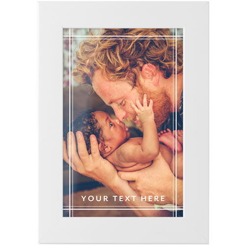 Intersecting Ways Tabletop Framed Prints, White, None, 4x6, White, white