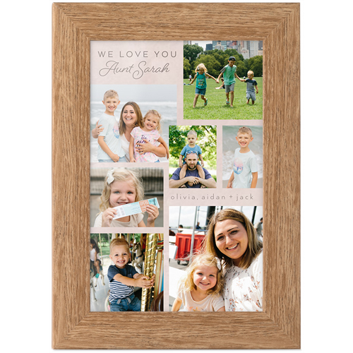 Gallery Of Seven Portrait Tabletop Framed Prints, Natural, None, 4x6, Multicolor, multi