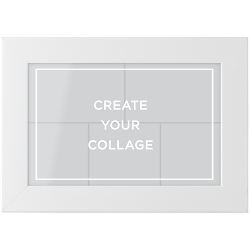Create a Collage Tabletop Framed Prints, White, None, 4x6, Multicolor