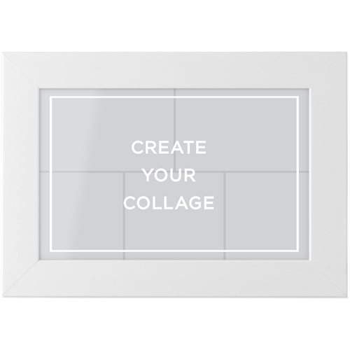 Create a Collage Tabletop Framed Prints, White, None, 4x6, Multicolor