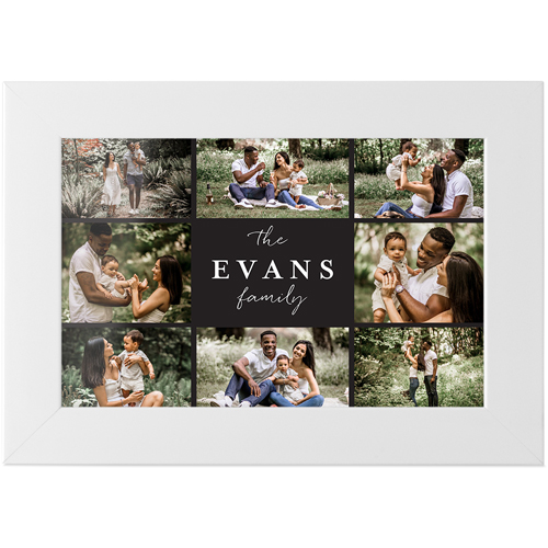 Gallery of Eight Tabletop Framed Prints, White, None, 4x6, Multicolor, multi