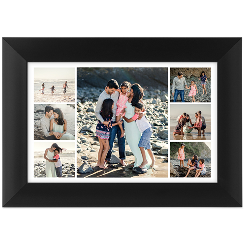 Gallery of Thirteen Tabletop Framed Prints, Black, None, 4x6, Multicolor, multi