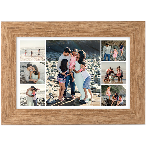 Gallery of Thirteen Tabletop Framed Prints, Natural, None, 4x6, Multicolor, multi