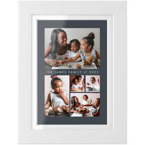 Hero Gallery Of Five Portrait Tabletop Framed Prints, White, White, 4x6, Multicolor, multi