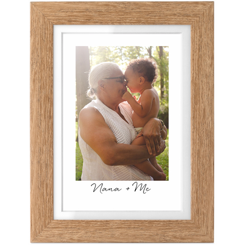 Gallery of One Portrait Tabletop Framed Prints, Natural, White, 4x6, Multicolor