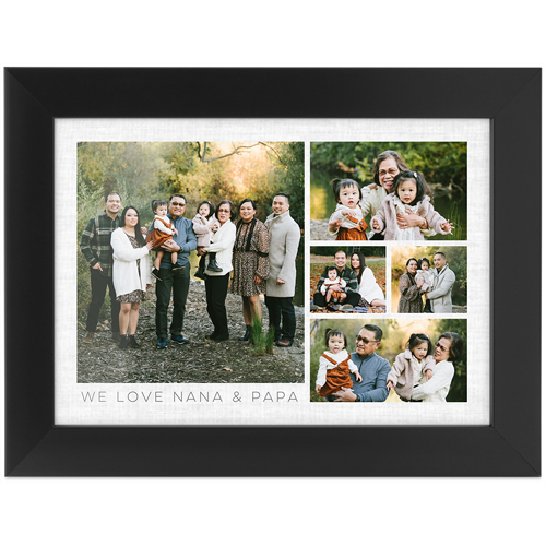 Hero Gallery of Five Tabletop Framed Prints, Black, None, 5x7, Multicolor