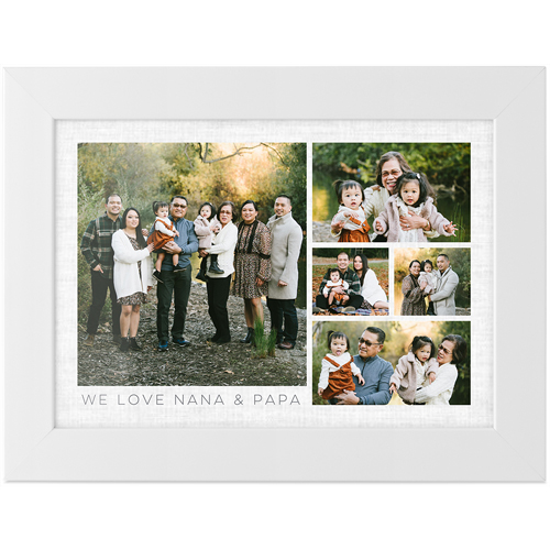 Hero Gallery of Five Tabletop Framed Prints, White, None, 5x7, Multicolor, multi