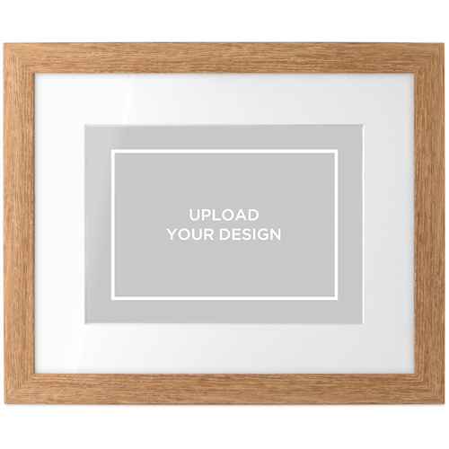 Upload Your Own Design Tabletop Framed Prints, Natural, White, 5x7, Multicolor, multi