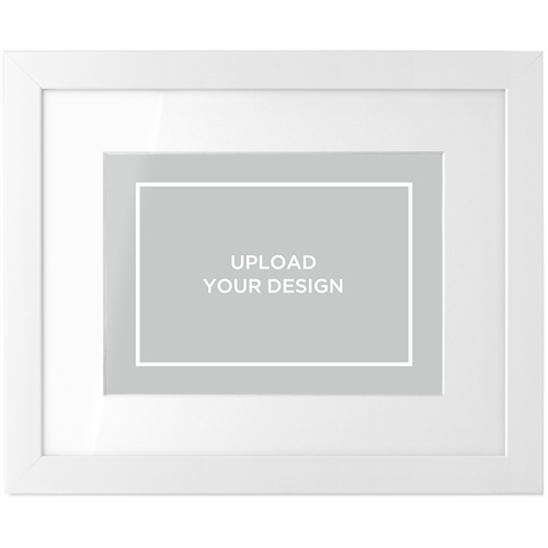 Upload Your Own Design Tabletop Framed Prints, White, White, 5x7, Multicolor