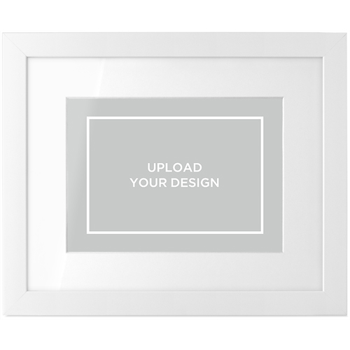 Upload Your Own Design Tabletop Framed Prints, White, White, 5x7, Multicolor, multi