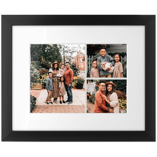 Gallery of Three Tabletop Framed Prints, Black, White, 5x7, Multicolor, multi