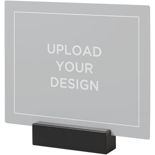 Upload Your Own Design Tabletop Metal Prints, 8x10, Black, Multicolor