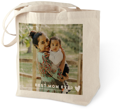 Full Heart Frame Cotton Tote Bag by Shutterfly | Shutterfly