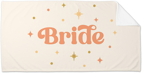 Sparkle Bride Towel, Multicolor