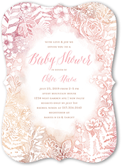 girl baby shower invitations etsy