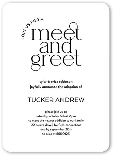 meet and greet invitation ideas