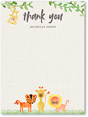 Animal Thank You Cards | Tiny Prints