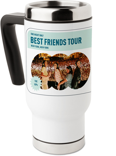 Epic Memory Travel Mug with Handle, 17oz, White