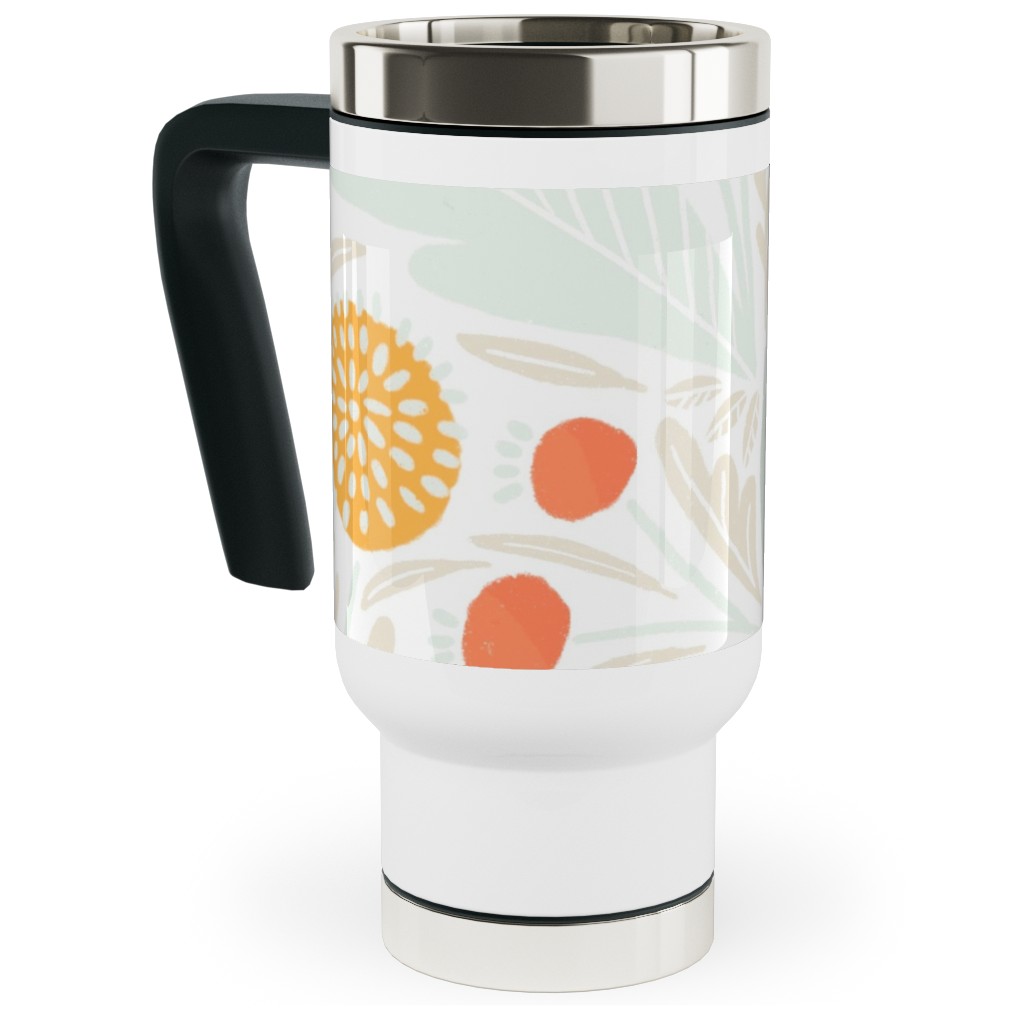 Astrid Travel Mug with Handle, 17oz, Multicolor, Air