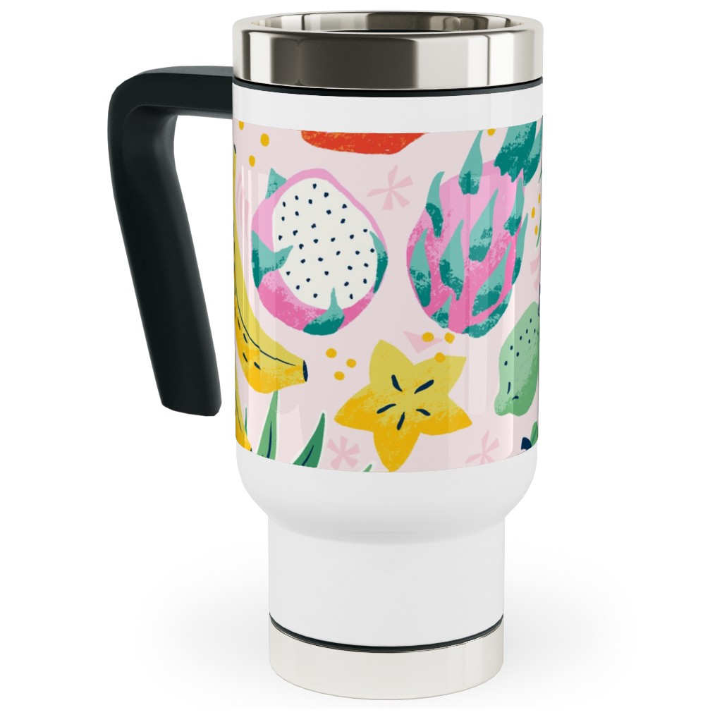 Tropical Fruit Multi Travel Mug with Handle Shutterfly