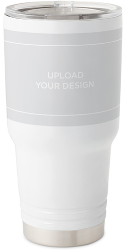 Upload Your Own Design Travel Tumbler, 30oz, Multicolor