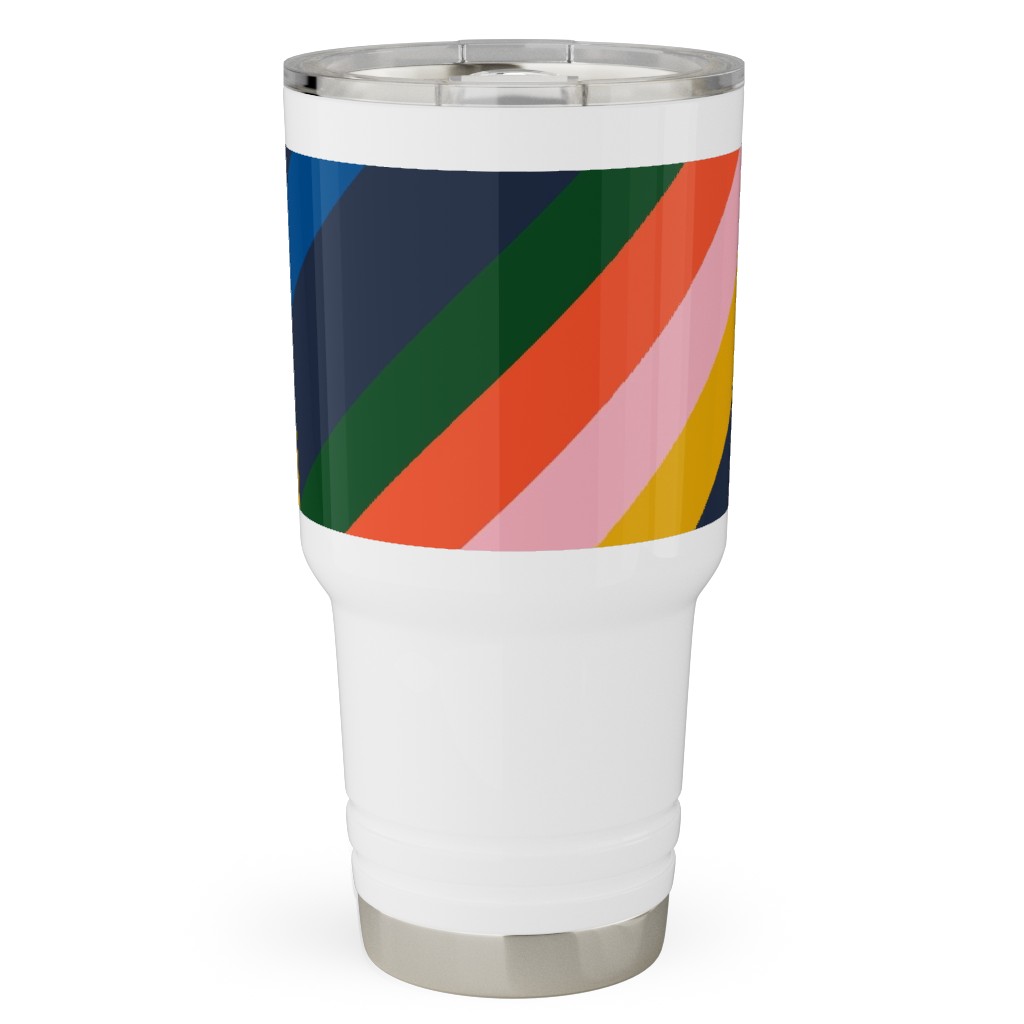 Modernist Loop - Multi Travel Tumbler, 30oz, Multicolor