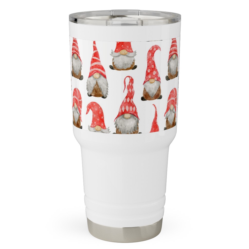 My Gnomes Travel Tumbler, 30oz, Red
