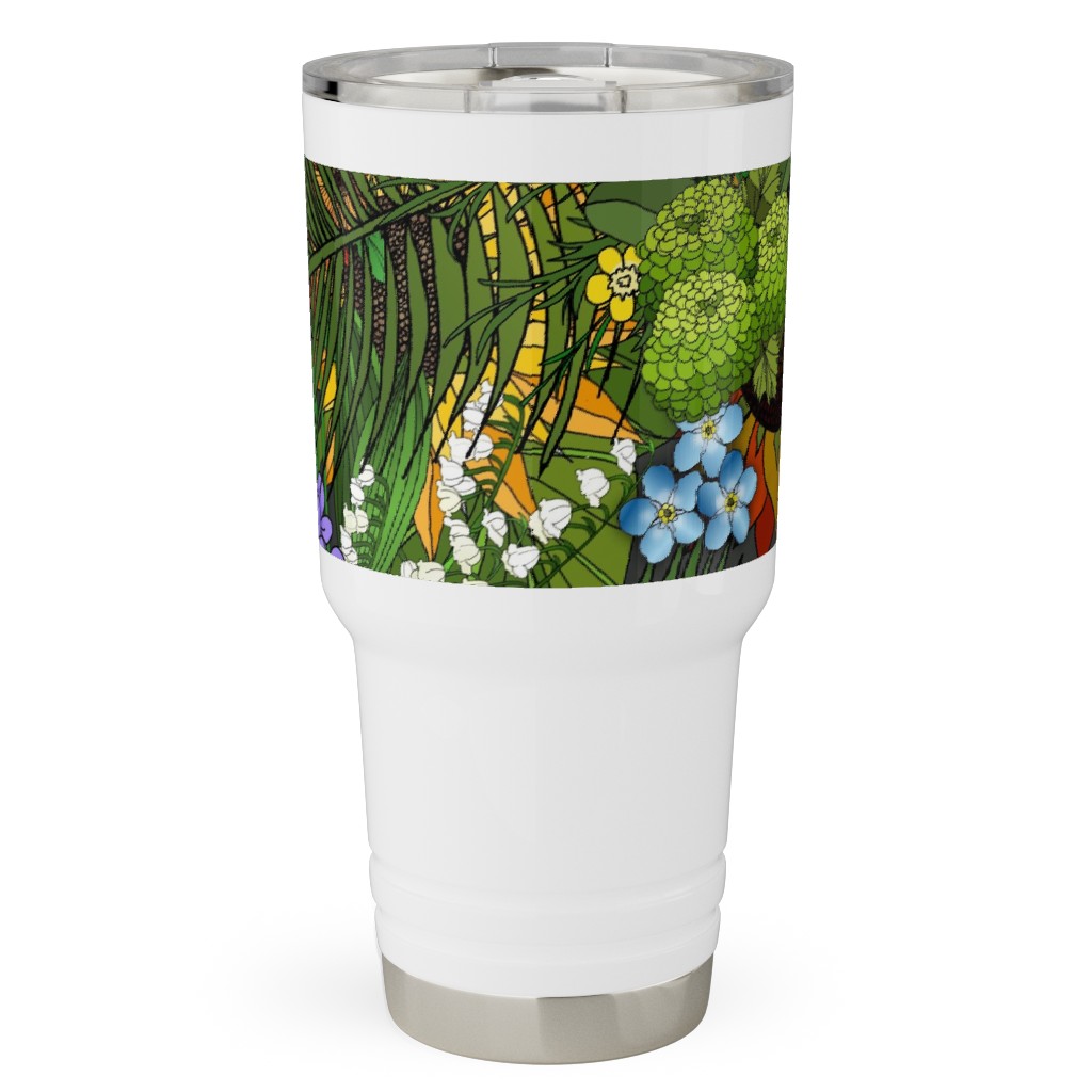Botanic Garden Travel Tumbler, 30oz, Multicolor