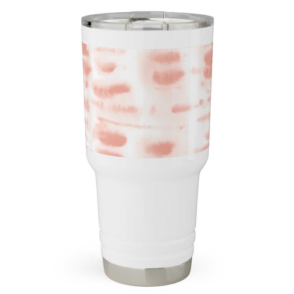 Dye Dash - Salmon Travel Tumbler, 30oz, Pink