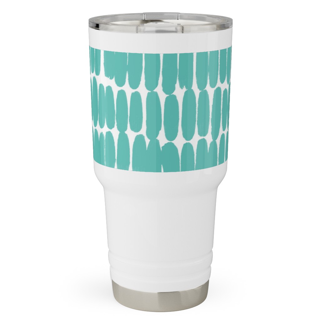 Hatches Travel Tumbler, 30oz, Green, Sea