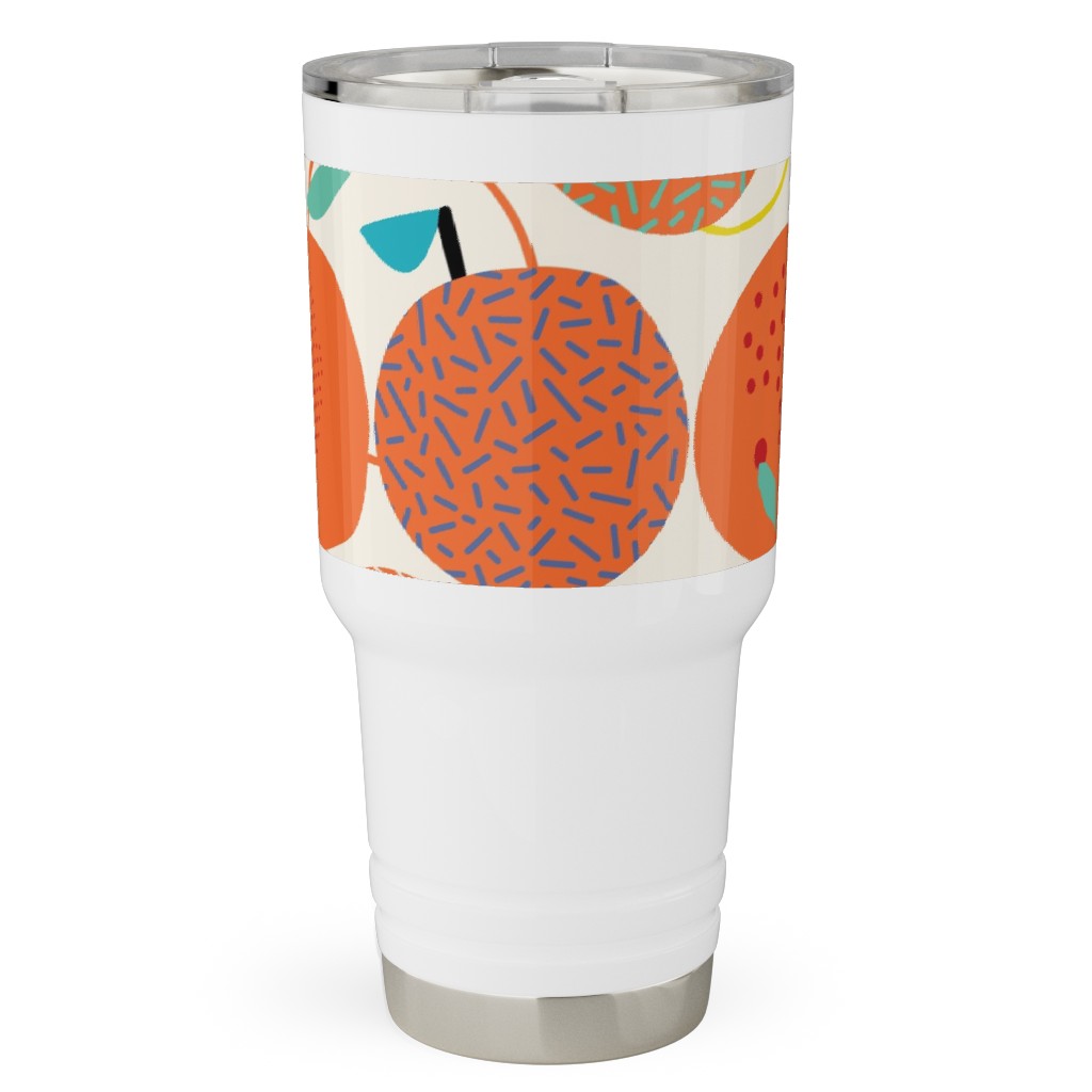 Fresh Orange - Orange Travel Tumbler, 30oz, Orange