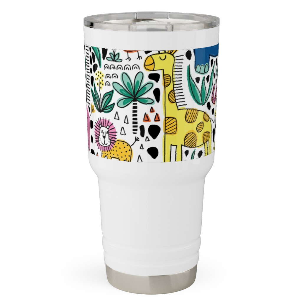 Safari Fun - Multi Travel Tumbler, 30oz, Multicolor