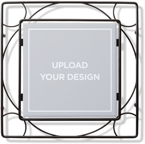 Upload Your Own Design Trivet, Ceramic, Multicolor