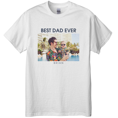 Text Gallery of One T-shirt, Adult (XL), White, Customizable front, White