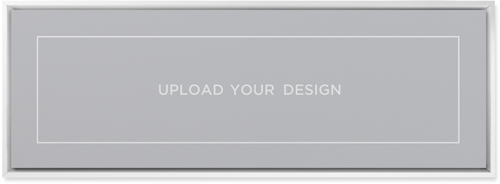 Upload Your Own Design Landscape Wall Art, White, Single piece, Mounted, 12x36, Multicolor