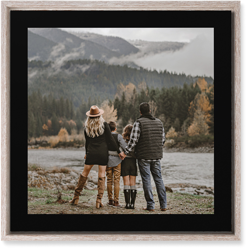 Simple Gallery of One Border Wall Art, Rustic, Single piece, Mounted, 16x16, Multicolor, multi