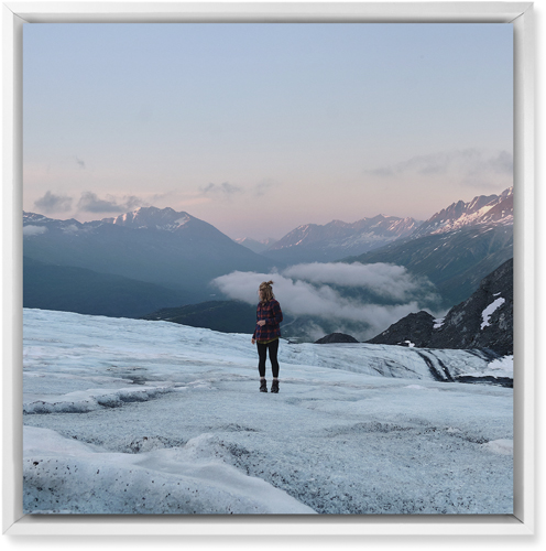 Photo Gallery Square Wall Art, White, Single piece, Mounted, 16x16, Multicolor