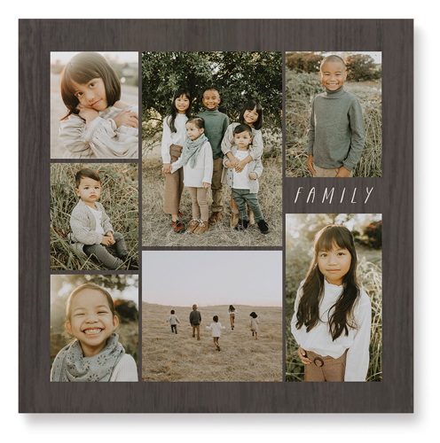Lucky Seven Wall Art, No Frame, Single piece, Mounted, 16x16, Multicolor