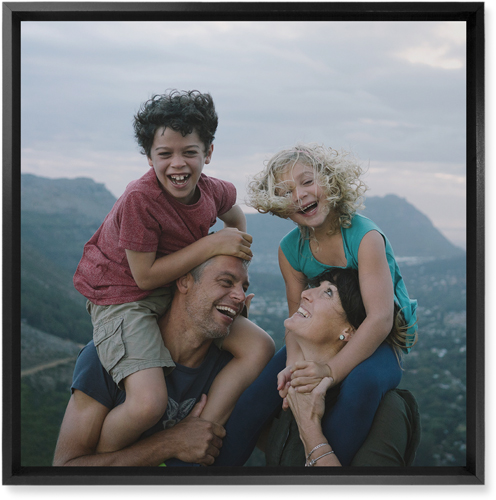 Photo Gallery Wall Art, Black, Single piece, Mounted, 16x16, Multicolor, multi