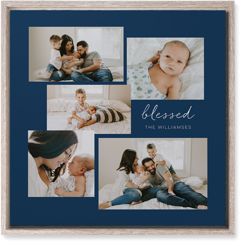 Take Five Wall Art, Rustic, Single piece, Mounted, 16x16, Multicolor, multi