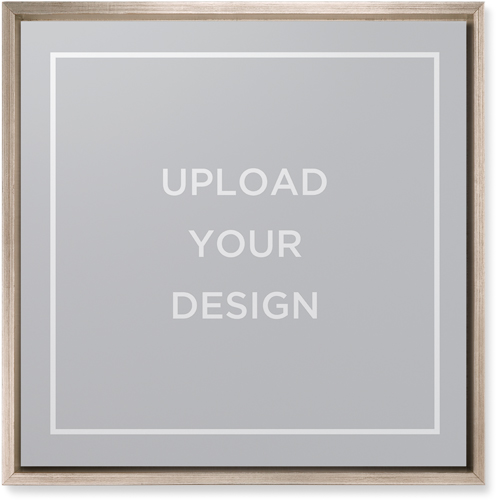Upload Your Own Design Wall Art, Metallic, Single piece, Mounted, 16x16, Multicolor