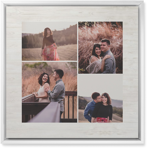 Four Winds Wall Art, White, Single piece, Mounted, 16x16, Beige