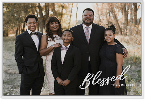 Blessed Letters Wall Art, White, Single piece, Mounted, 24x36, White, white