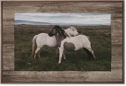 Countryside Wall Art, Walnut, Single piece, Mounted, 24x36, Brown, wood